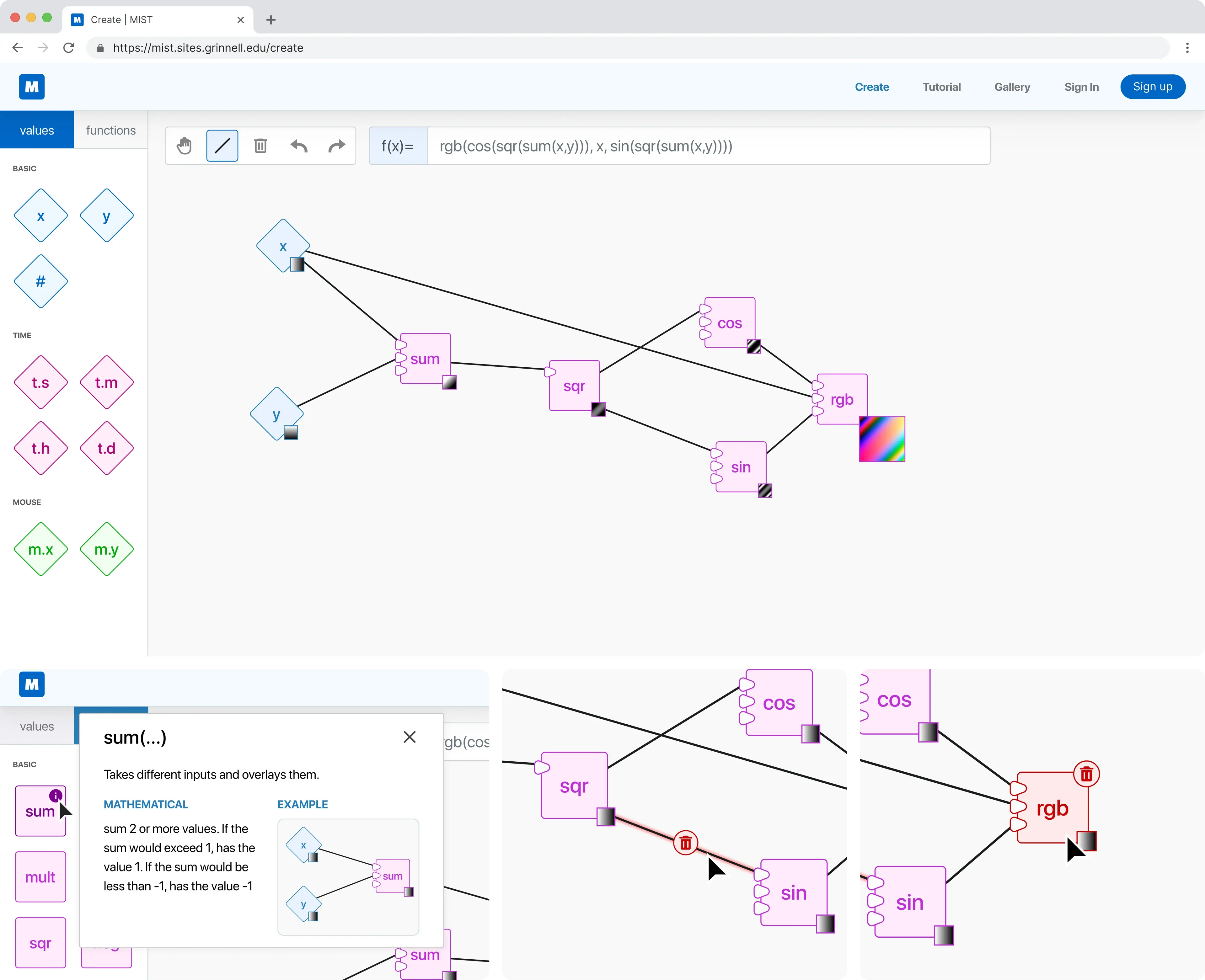 Workspace high-fidelities