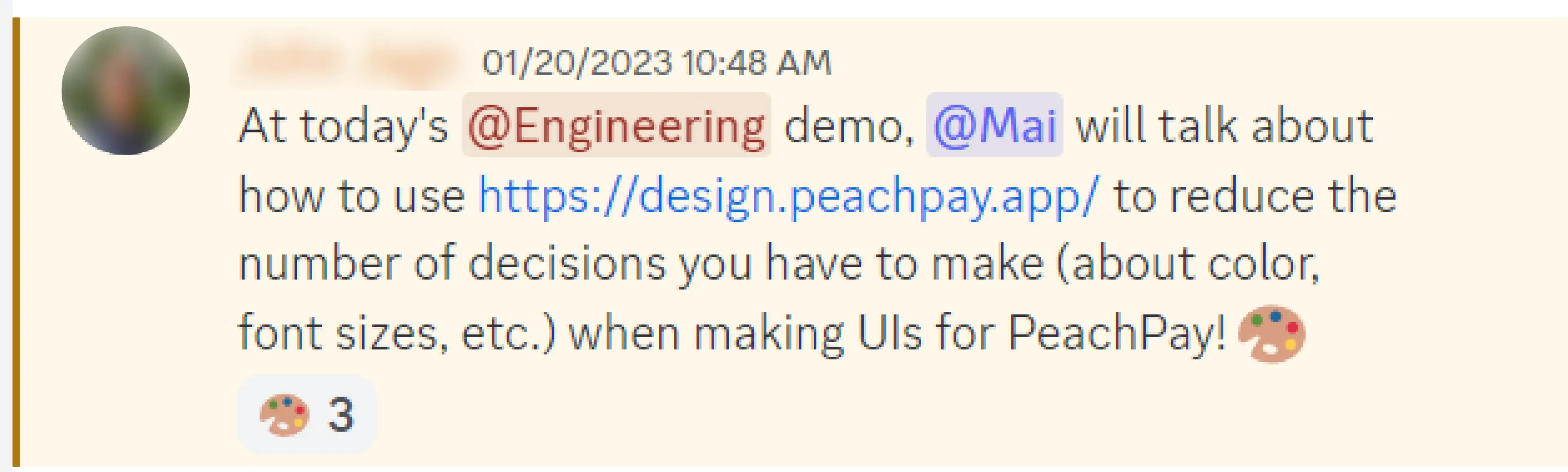 Gave a presentation to engineers as an introduction